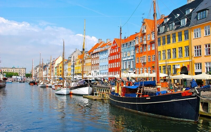Thủ đô Copenhagen là nơi có rất nhiều lâu đài và cung điện nguy nga